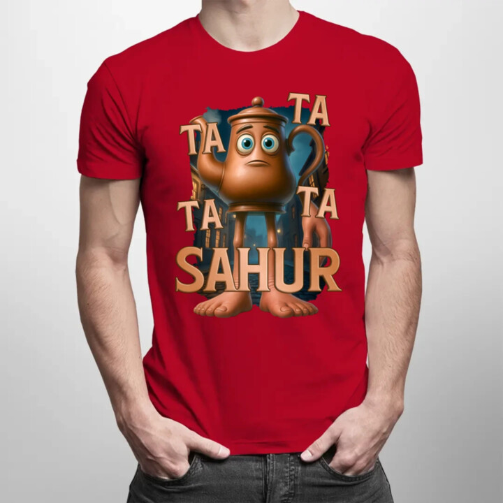 Ta Ta Ta Ta Sahur - Italian Brainrot - chodiaca kanvica - pánske tričko s potlačou