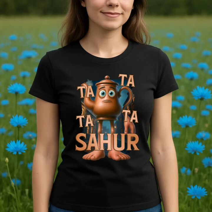 Ta Ta Ta Ta Sahur - Italian Brainrot - chodiaca kanvica - dámske tričko s potlačou
