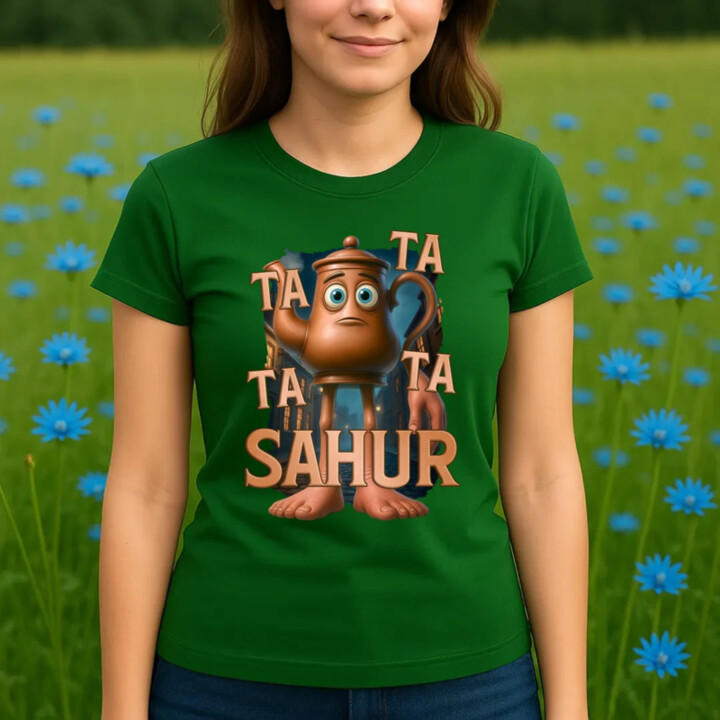 Ta Ta Ta Ta Sahur - Italian Brainrot - chodiaca kanvica - dámske tričko s potlačou