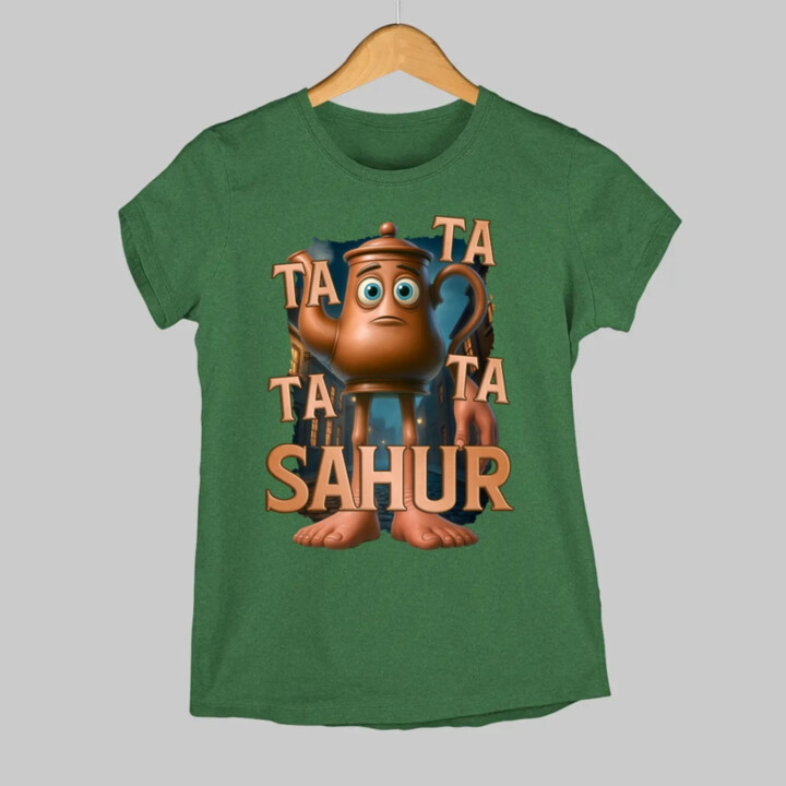 Ta Ta Ta Ta Sahur - Italian Brainrot - chodiaca kanvica - dámske tričko s potlačou