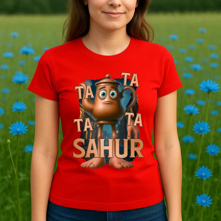 Ta Ta Ta Ta Sahur - Italian Brainrot - chodiaca kanvica - dámske tričko s potlačou
