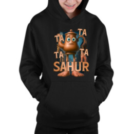 Ta Ta Ta Ta Sahur - Italian Brainrot - chodiaca kanvica - detská mikina s kapucňou