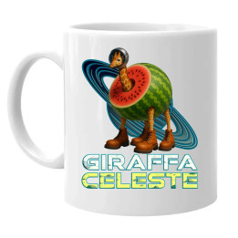 Giraffa celeste - Italian Brainrot - žirafa v melóne - keramický hrnček s potlačou