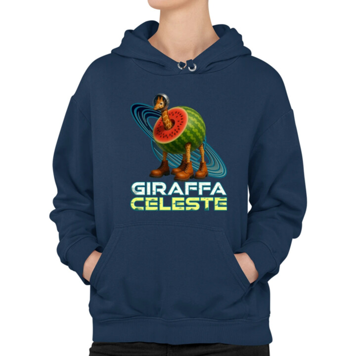 Giraffa celeste - Italian Brainrot - žirafa v melóne  - dámska mikina s potlačou
