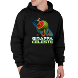 Giraffa celeste - Italian Brainrot - žirafa v melóne  - pánska mikina s potlačou
