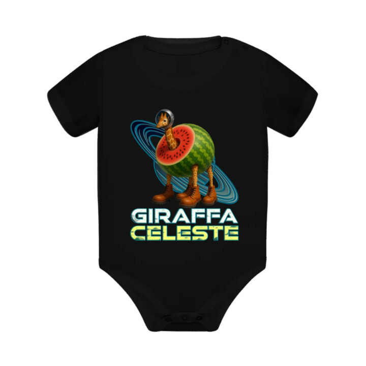 Giraffa celeste - Italian Brainrot - žirafa v melóne  - body s potlačou