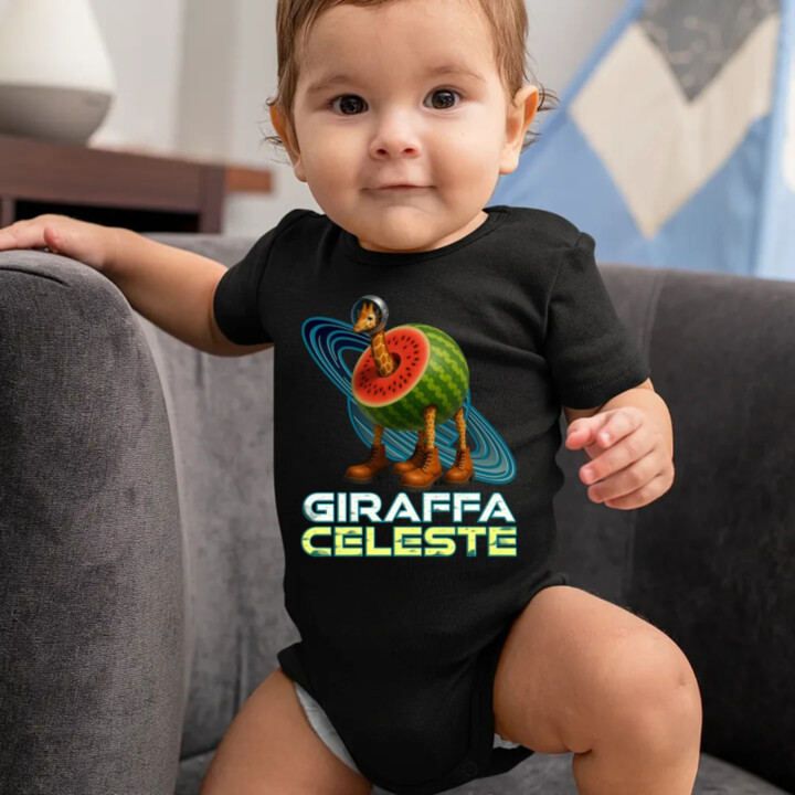 Giraffa celeste - Italian Brainrot - žirafa v melóne  - body s potlačou