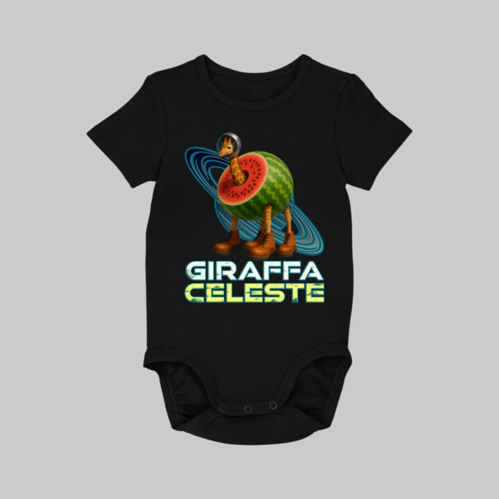 Giraffa celeste - Italian Brainrot - žirafa v melóne  - body s potlačou