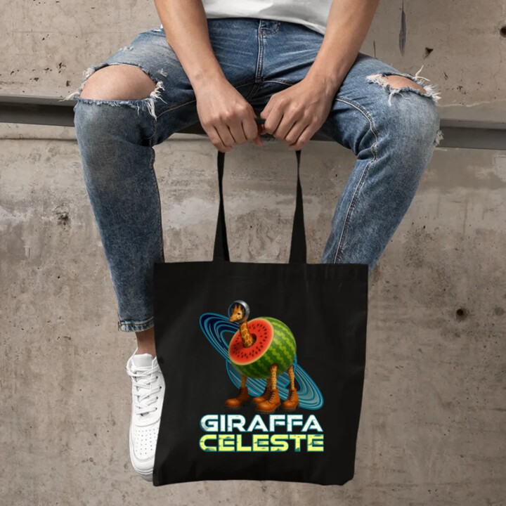 Giraffa celeste - Italian Brainrot - žirafa v melóne - taška s potlačou