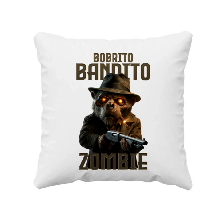 Bobrito Bandito Zombie - Italian Brainrot - bobor bandita - vankúš s potlačou