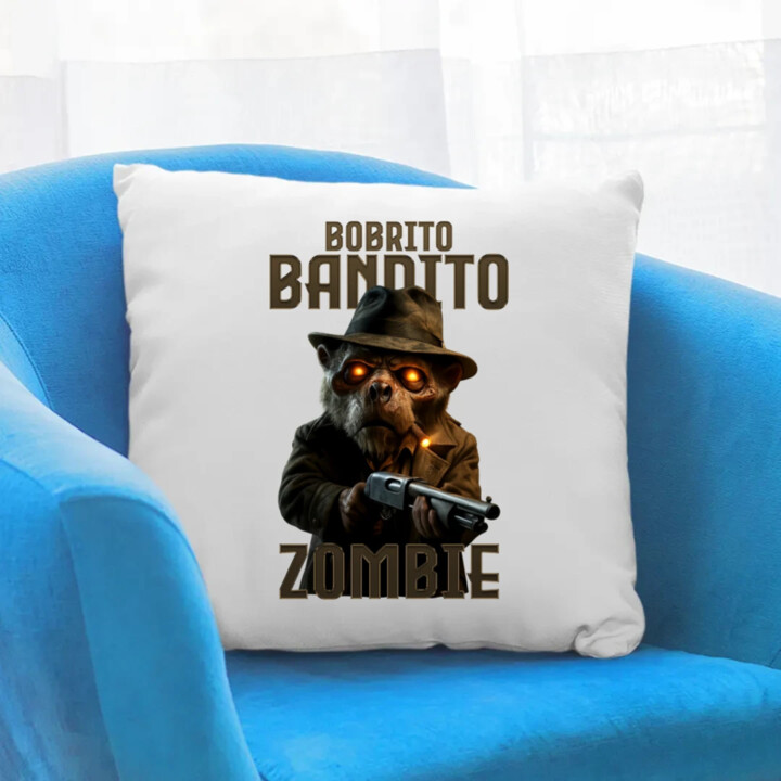 Bobrito Bandito Zombie - Italian Brainrot - bobor bandita - vankúš s potlačou