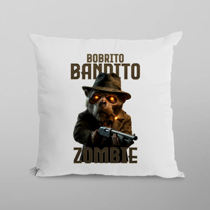Bobrito Bandito Zombie - Italian Brainrot - bobor bandita - vankúš s potlačou