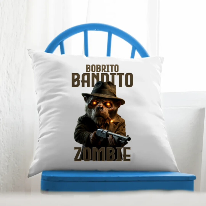 Bobrito Bandito Zombie - Italian Brainrot - bobor bandita - vankúš s potlačou