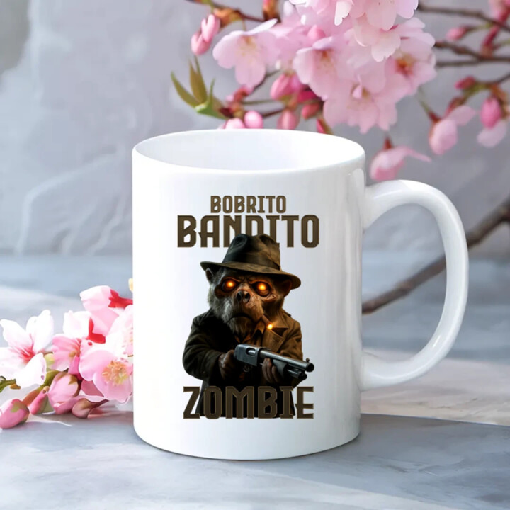 Bobrito Bandito Zombie - Italian Brainrot - bobor bandita - keramický hrnček s potlačou