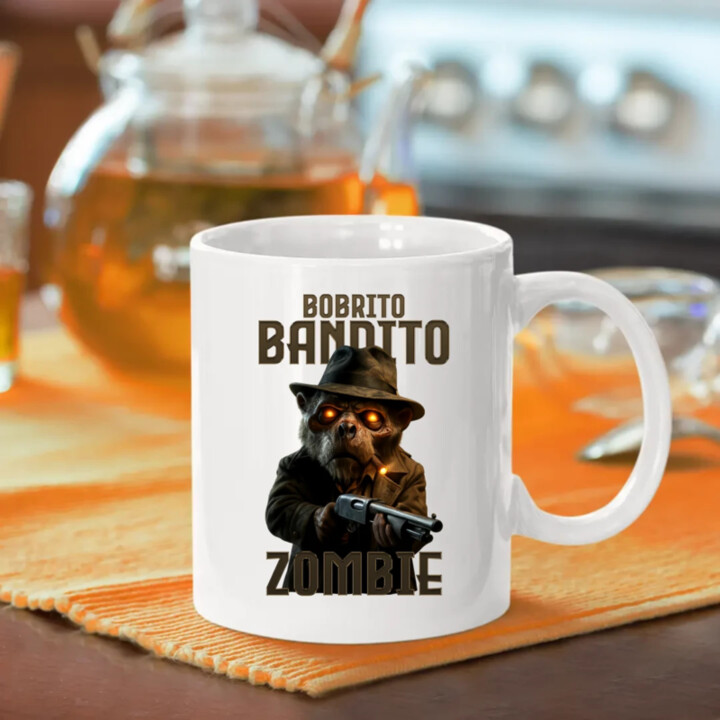 Bobrito Bandito Zombie - Italian Brainrot - bobor bandita - keramický hrnček s potlačou