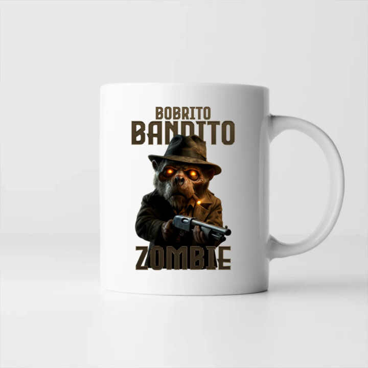 Bobrito Bandito Zombie - Italian Brainrot - bobor bandita - keramický hrnček s potlačou