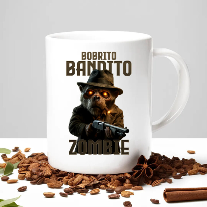 Bobrito Bandito Zombie - Italian Brainrot - bobor bandita - keramický hrnček s potlačou