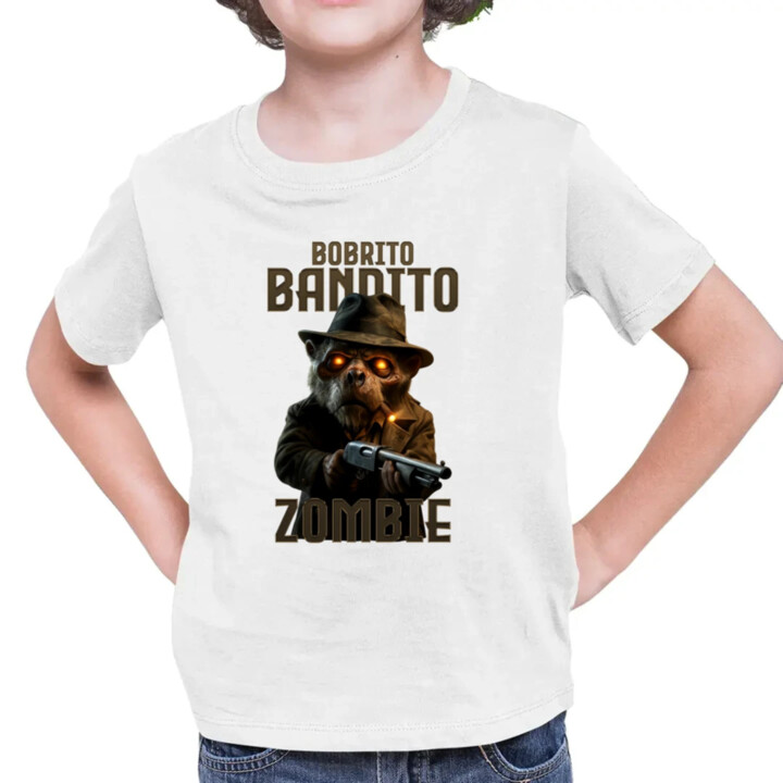 Bobrito Bandito Zombie - Italian Brainrot - bobor bandita - detské tričko s potlačou