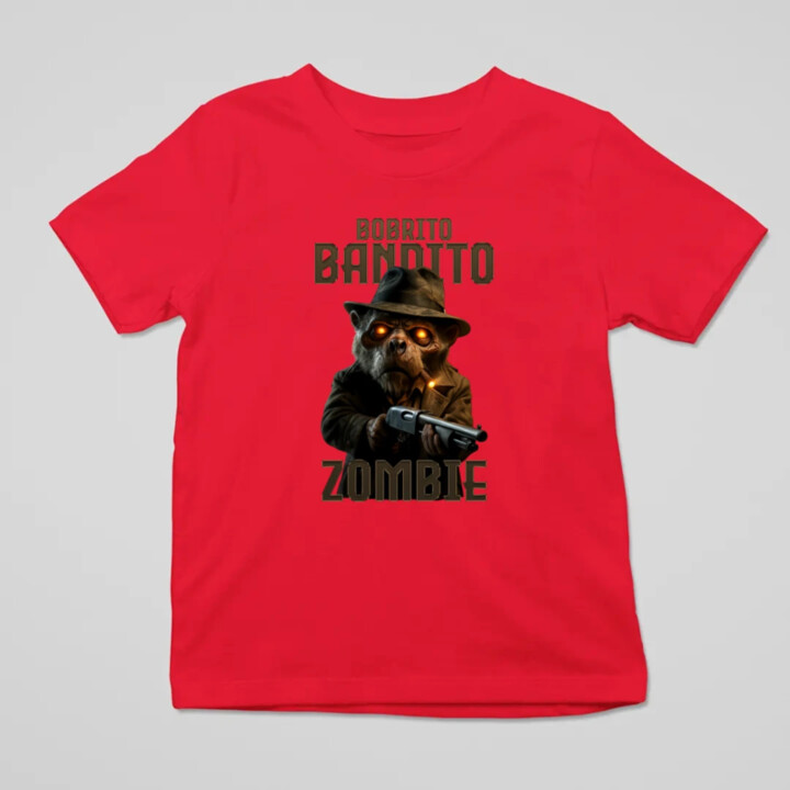 Bobrito Bandito Zombie - Italian Brainrot - bobor bandita - detské tričko s potlačou
