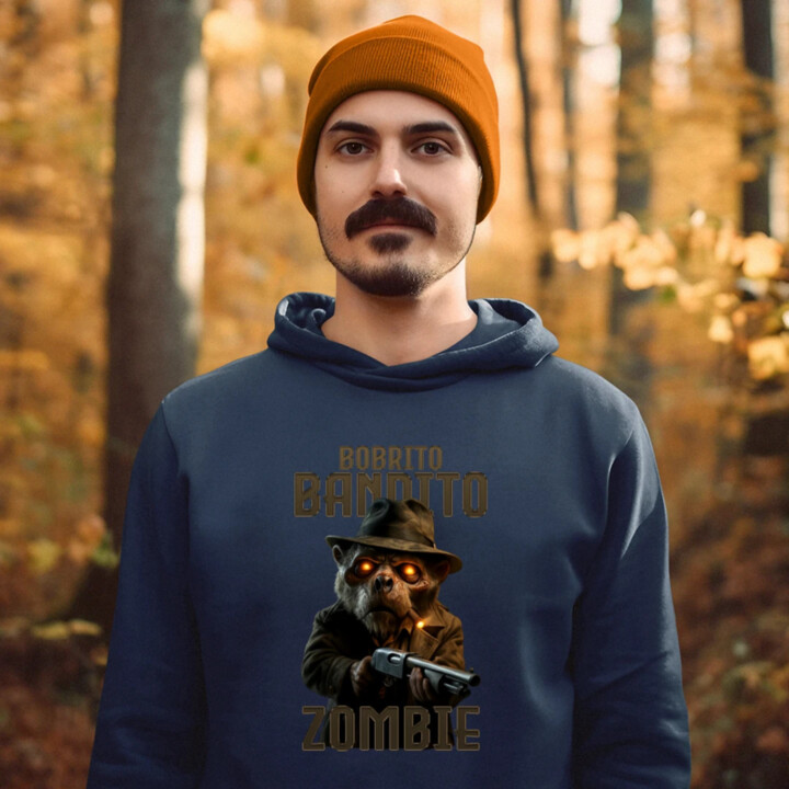 Bobrito Bandito Zombie - Italian Brainrot - bobor bandita  - pánska mikina s potlačou