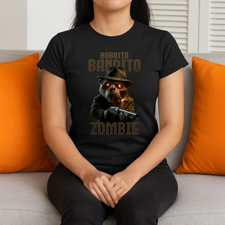 Bobrito Bandito Zombie - Italian Brainrot - bobor bandita - dámske tričko s potlačou