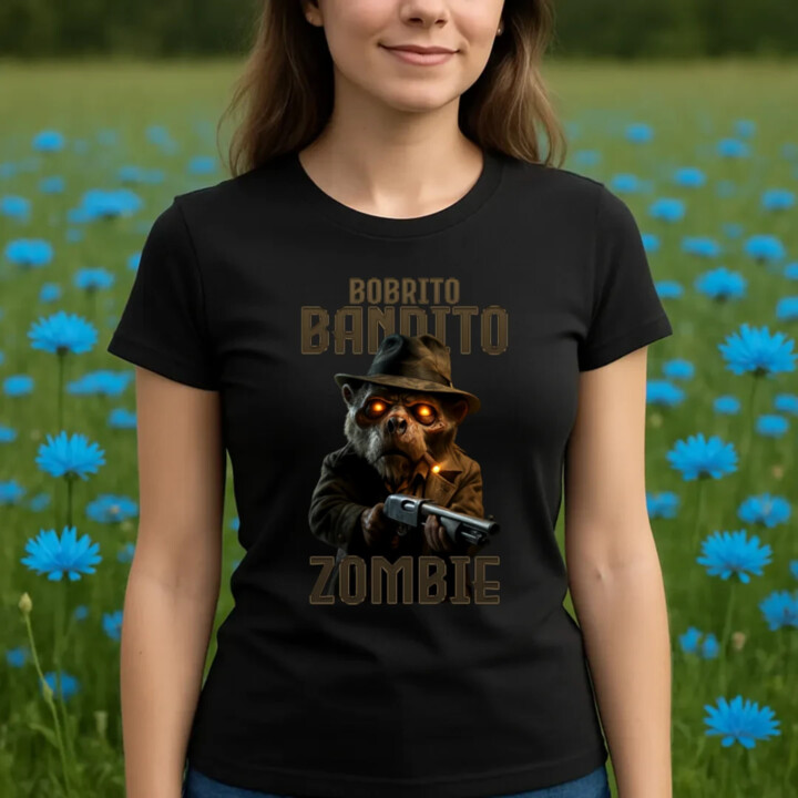 Bobrito Bandito Zombie - Italian Brainrot - bobor bandita - dámske tričko s potlačou