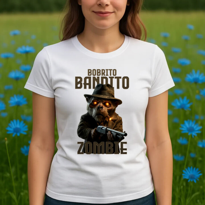 Bobrito Bandito Zombie - Italian Brainrot - bobor bandita - dámske tričko s potlačou