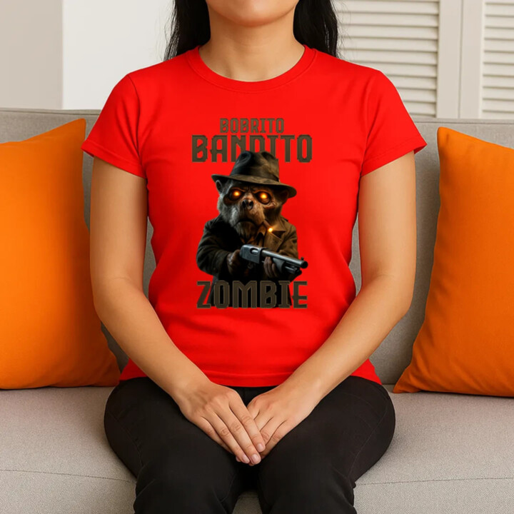 Bobrito Bandito Zombie - Italian Brainrot - bobor bandita - dámske tričko s potlačou