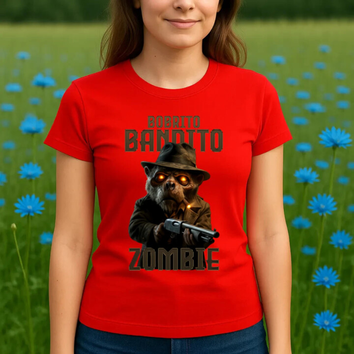 Bobrito Bandito Zombie - Italian Brainrot - bobor bandita - dámske tričko s potlačou