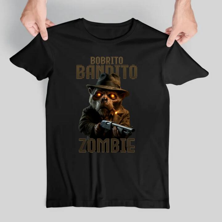 Bobrito Bandito Zombie - Italian Brainrot - bobor bandita - pánske tričko s potlačou