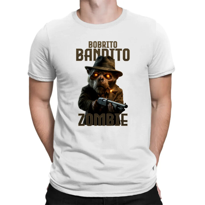 Bobrito Bandito Zombie - Italian Brainrot - bobor bandita - pánske tričko s potlačou