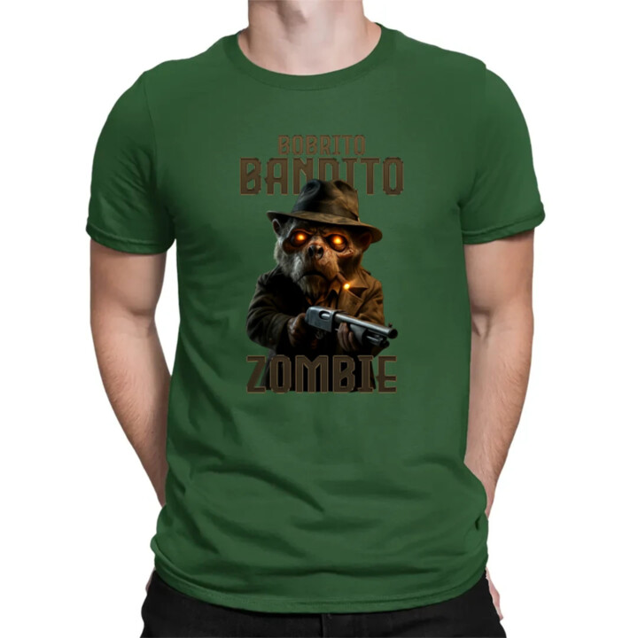 Bobrito Bandito Zombie - Italian Brainrot - bobor bandita - pánske tričko s potlačou