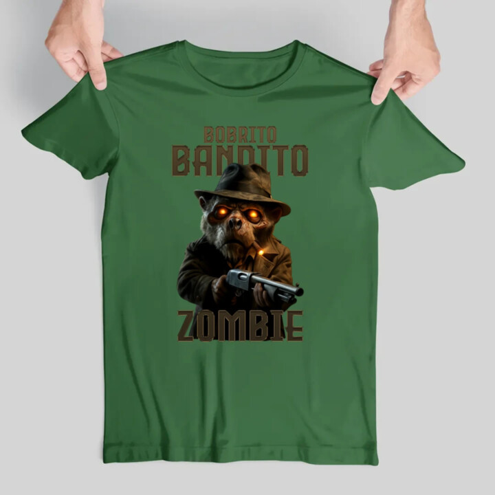 Bobrito Bandito Zombie - Italian Brainrot - bobor bandita - pánske tričko s potlačou