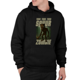 Tung Tung Tung Sahur zombie - baseballová pálka - Italian Brainrot   - pánska mikina s potlačou