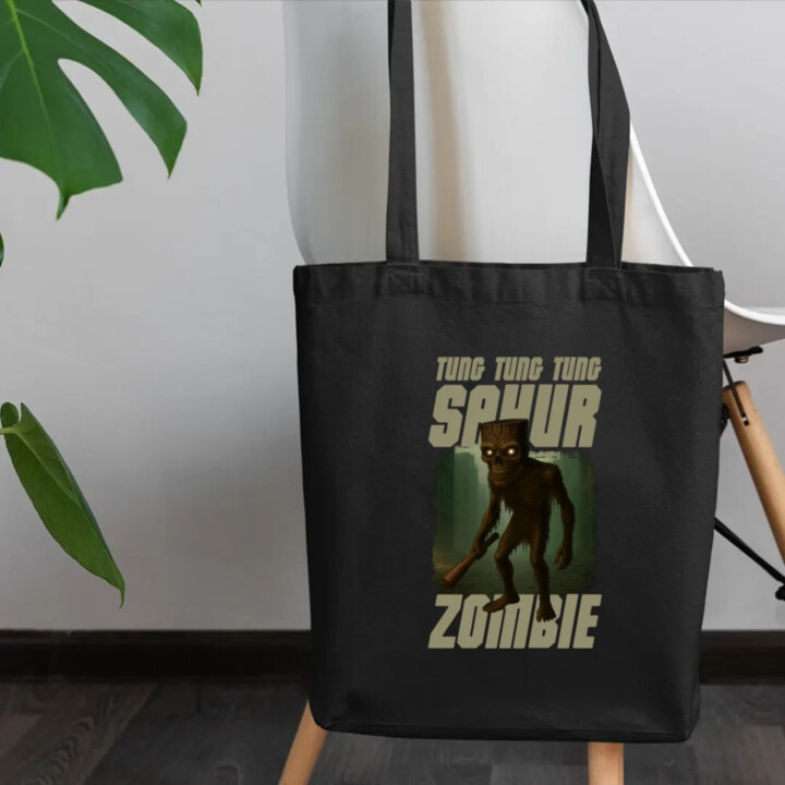 Tung Tung Tung Sahur zombie - baseballová pálka - Italian Brainrot  - taška s potlačou