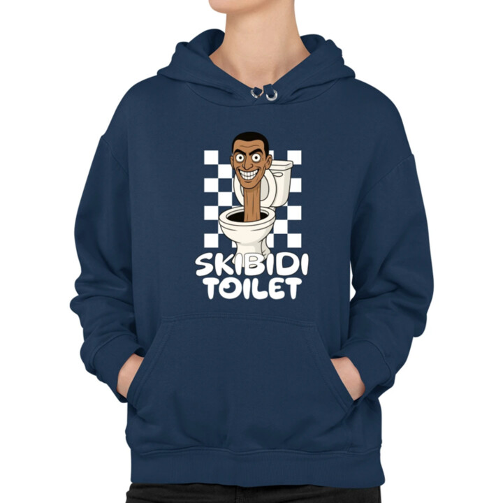 Skibidi toilet - hlava v záchode  - dámska mikina s potlačou