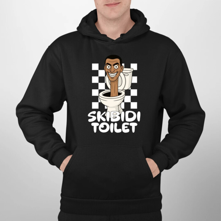 Skibidi toilet - hlava v záchode  - pánska mikina s potlačou