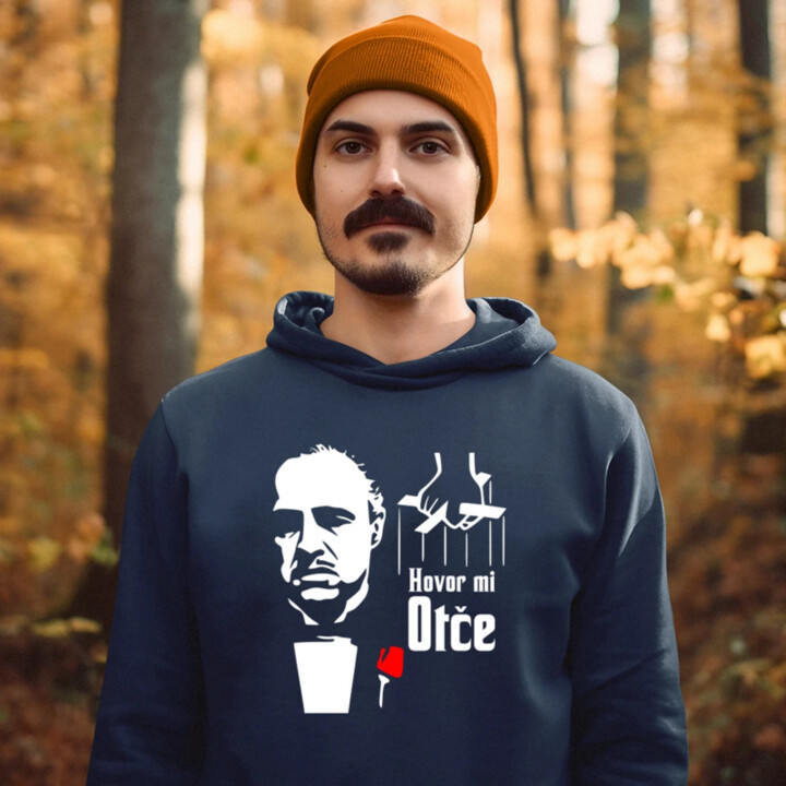 Hovor mi otče  - pánska mikina s potlačou