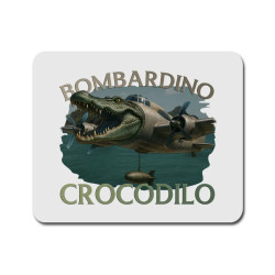 Bombardino Crocodilo - krokodíl bombardér - Italian Brainrot - podložka pod myš