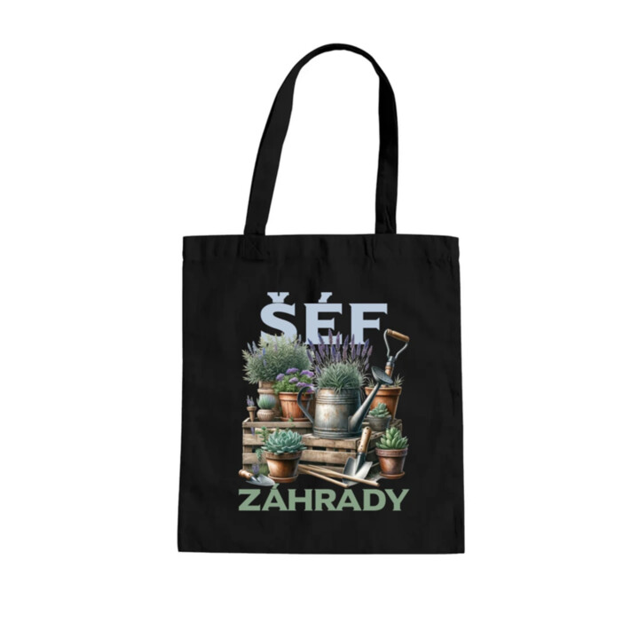 Šéf záhrady - taška s potlačou