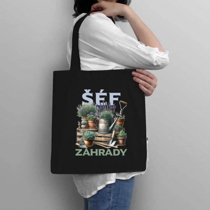Šéf záhrady - taška s potlačou