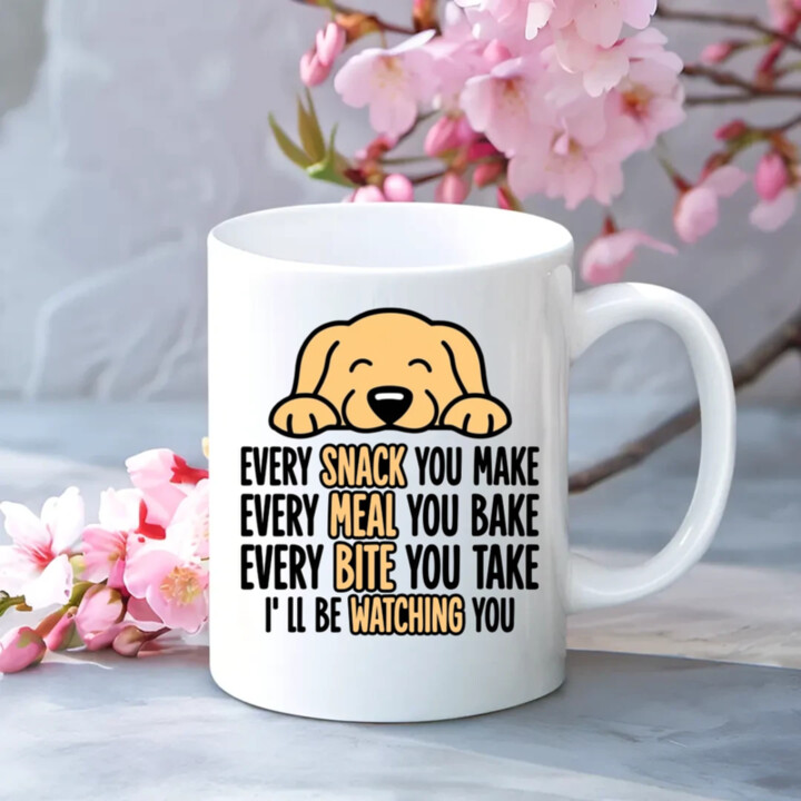 Every snack you make - I’ll be watching you - keramický hrnček s potlačou