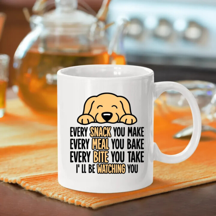 Every snack you make - I’ll be watching you - keramický hrnček s potlačou