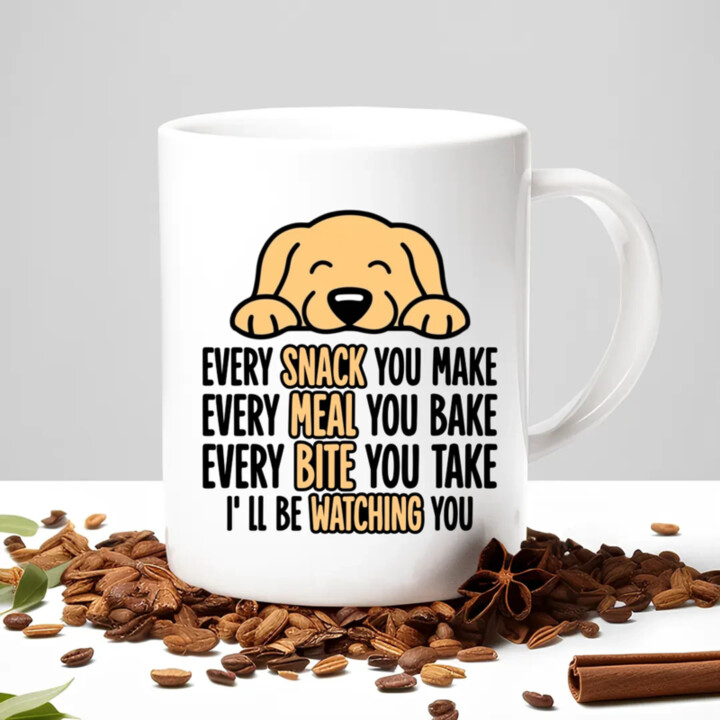 Every snack you make - I’ll be watching you - keramický hrnček s potlačou