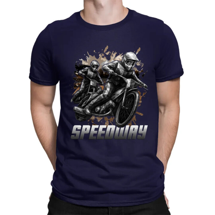 Speedway - plochá dráha - pánske tričko s potlačou