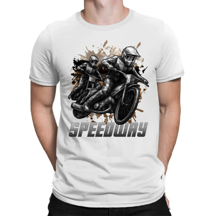 Speedway - plochá dráha - pánske tričko s potlačou