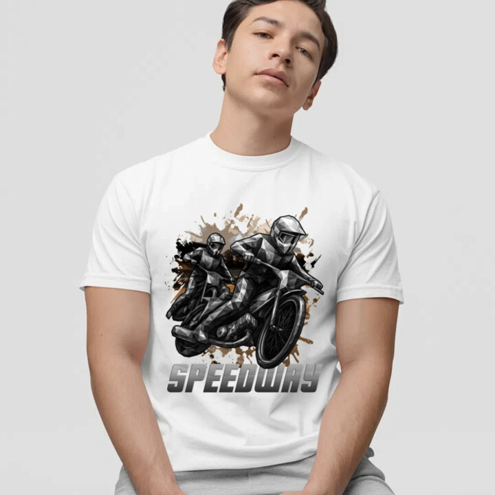 Speedway - plochá dráha - pánske tričko s potlačou