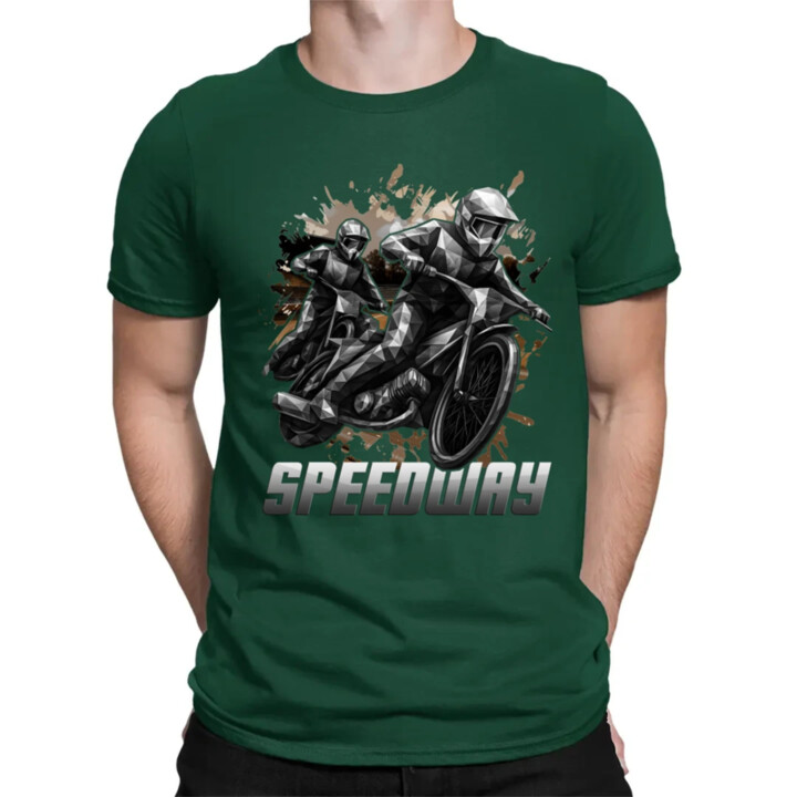 Speedway - plochá dráha - pánske tričko s potlačou
