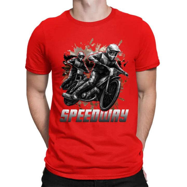 Speedway - plochá dráha - pánske tričko s potlačou