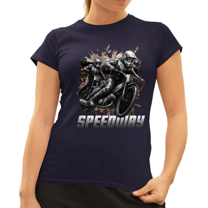Speedway - plochá dráha - dámske tričko s potlačou
